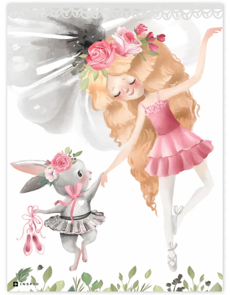 Obrazy do detskej izby - Balet v srdci