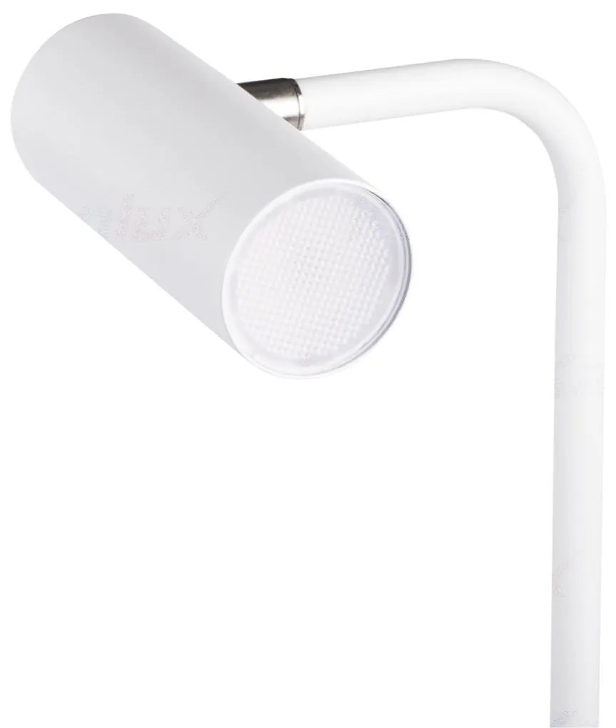 KANLUX Stmievateľná stolná LED lampa LEADIE, 4,6 W, teplá biela-studená biela, biela