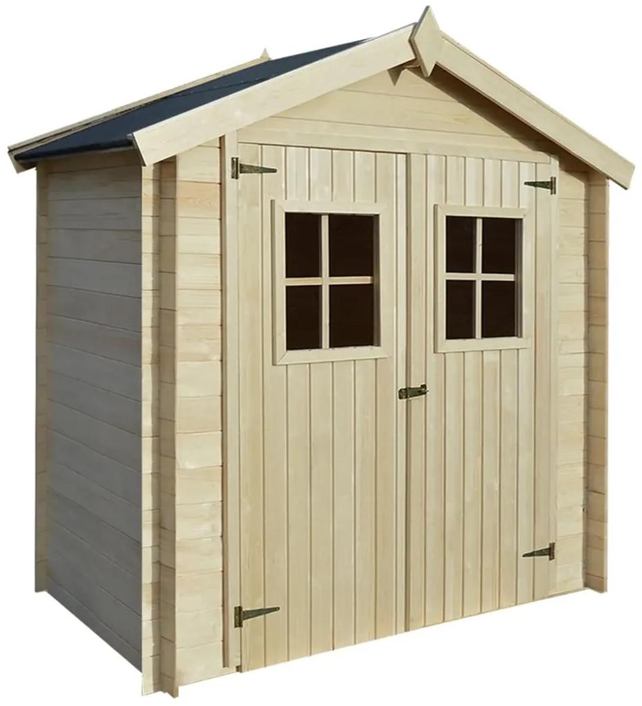 vidaXL Záhradný drevený domček/dreváreň/kôlňa, 2x1 m, 19 mm