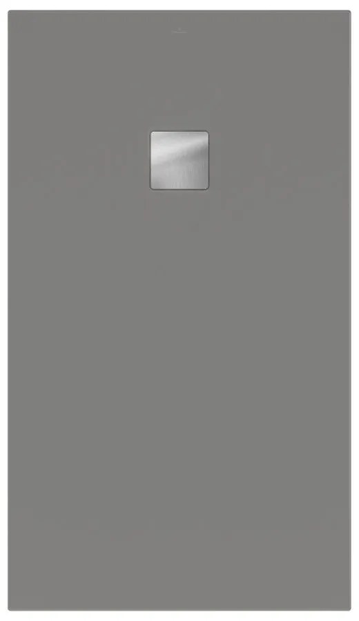 VILLEROY &amp; BOCH Planeo obdĺžniková sprchová vanička akrylátová, s technológiou RockLite, štandardný model, protišmyk (B), 1400 x 800 x 40 mm, Grey, UDA1480PLA2V-3S
