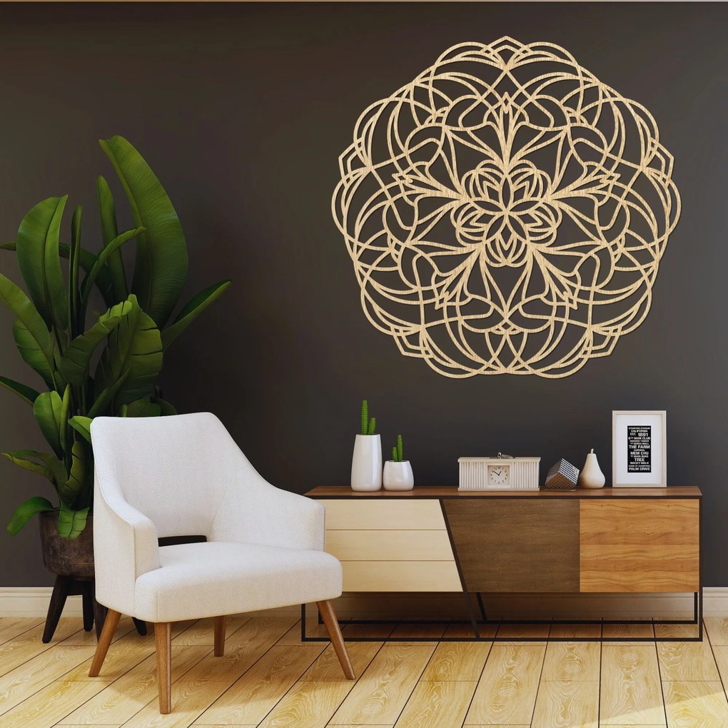 SENTOP | Elegantná drevená mandala – Štýlová nástenná dekorácia | SENTOP PR0250