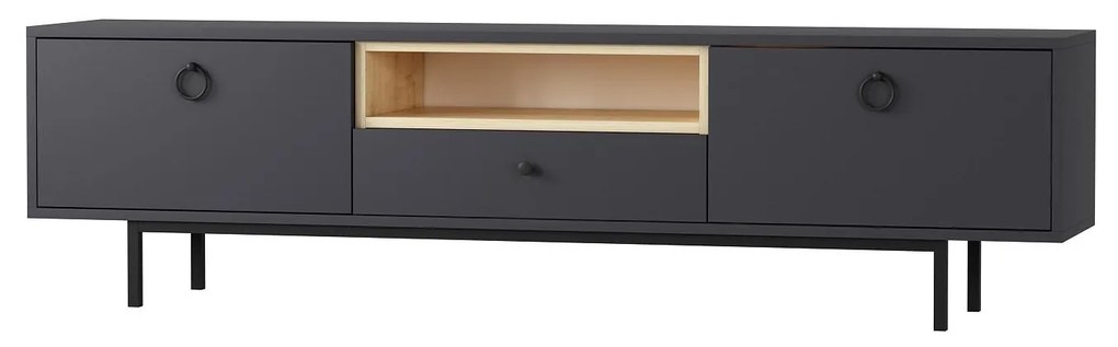 TV stolík/skrinka Dedoto (antracit) . Akcia -19%. Vlastná spoľahlivá doprava až k Vám domov. 1095476
