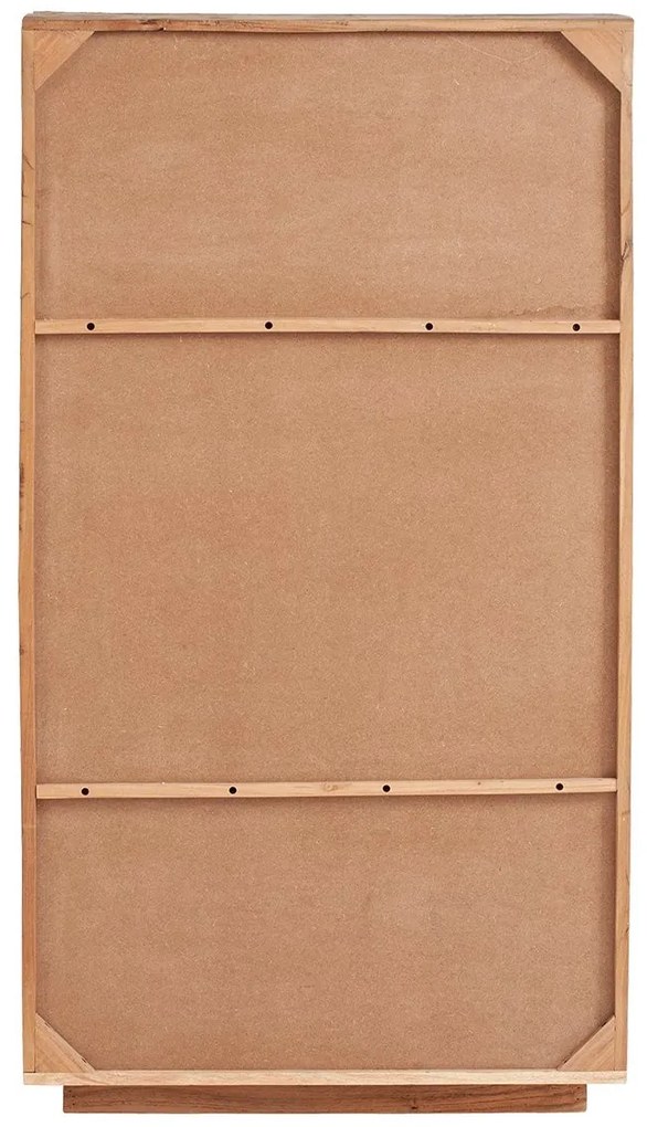 furniture-nabytek.cz - Masivní komoda Oldwood z recyklovaného tvrdého dřeva, lakovaná, přírodní barva – 80×40×145 cm