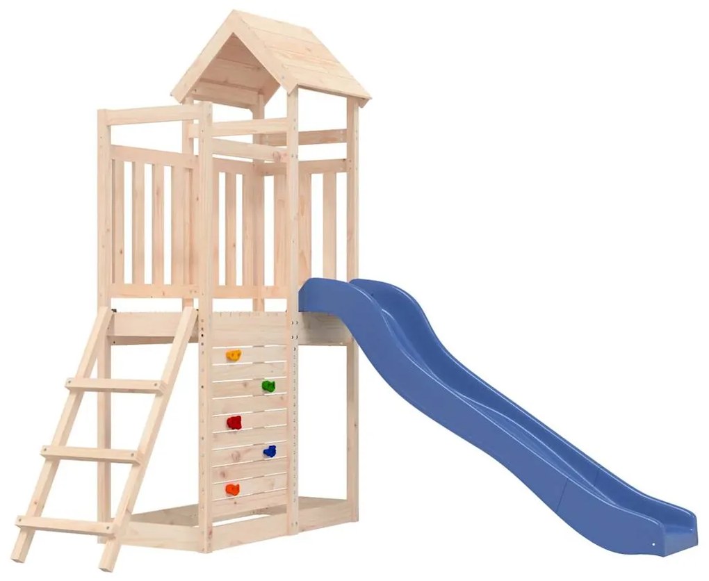 Vonkajšia súprava na hranie masívna borovica