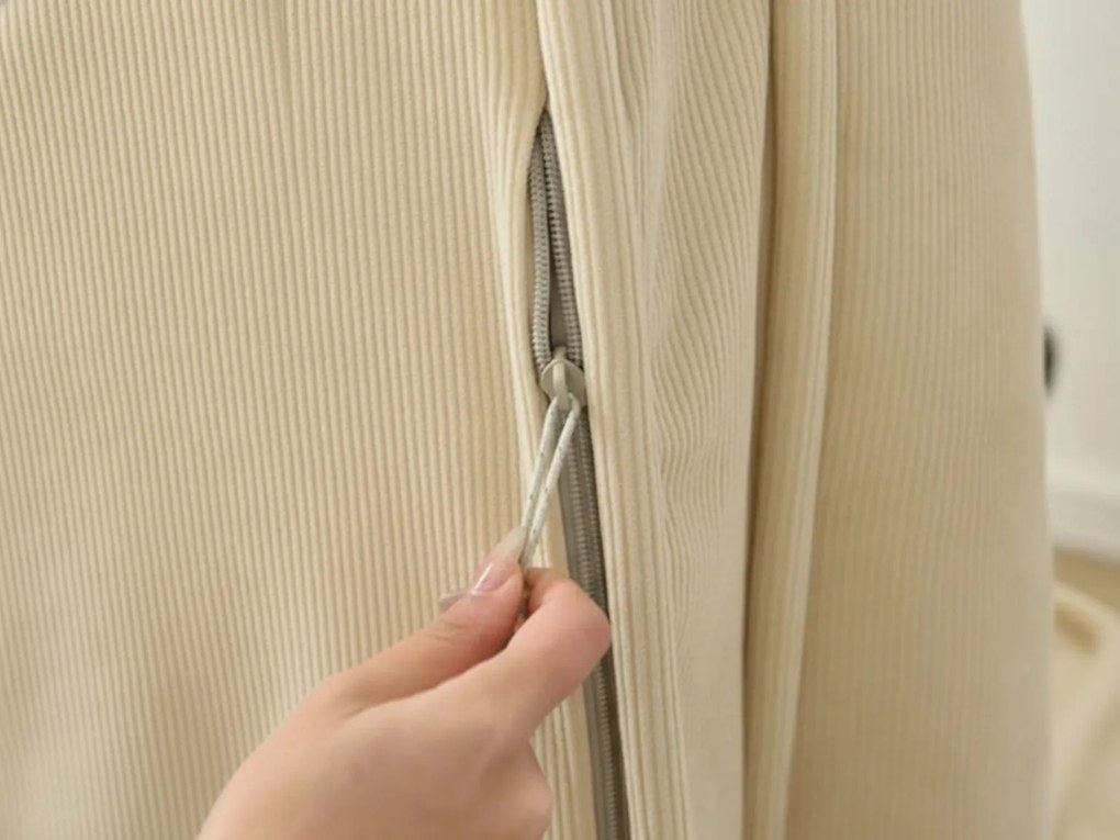 Relaxačné polohovacie kreslo LAZY SOFA, béžové