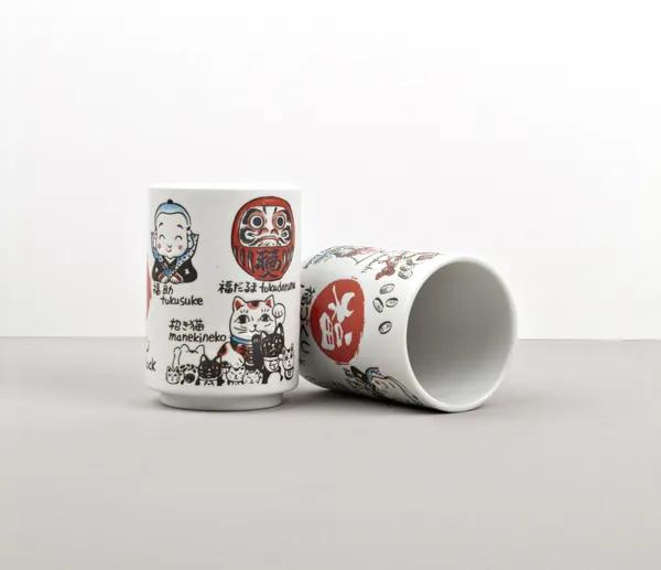 MIJ Hrnček s motívmi japonských symbolov šťastia Mug Sushi