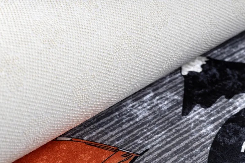 Detský kusový koberec Bambino 2092 Streets cars anthracite, 80x150, viacfarebná, detská izba, Dywany Łuszczów