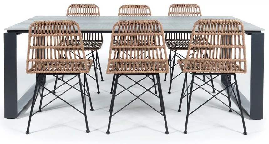 Súprava záhradného nábytku Bonami Selection so stolom Strong a stoličkami Gabriela