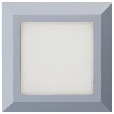 EMITHOR 48315 LED Svietidlo na stenu štvorcové/nepr. IP65, 3.5W, 230lm, 4000K, Sivá farba, 125x125x27mm