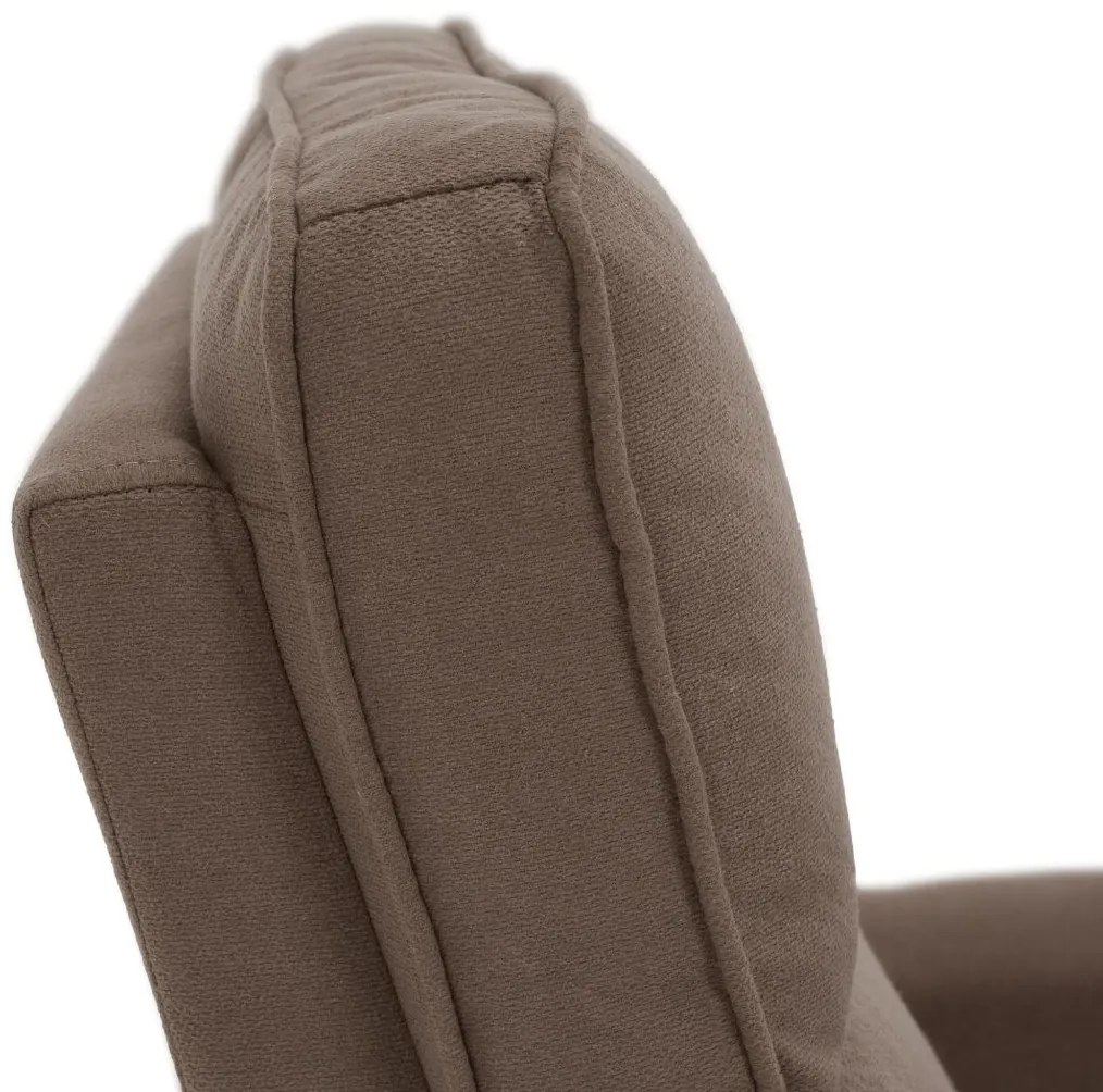 Tempo Kondela Relaxačné otočné kreslo, sivohnedá Taupe, MEKENZI