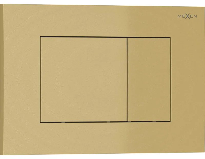 Mexen Tex 02, splachovacie tlačidlo, zlatá, 6102-06