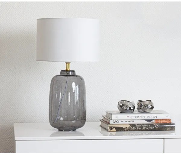 Cottex 8000110-4505 - Stolová lampa BLAKE 1xE27/8W/230V sivá