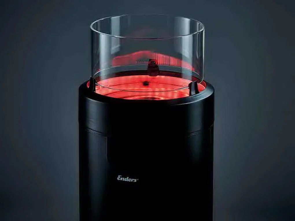 Plynové ohnisko ENDERS NOVA LED M Black/Chrome