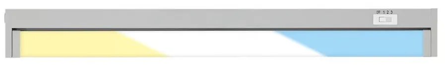 Brilo - LED podskrinkové svietidlo LED/6W/230V 2700/4000/6500K 54,5 cm strieborné