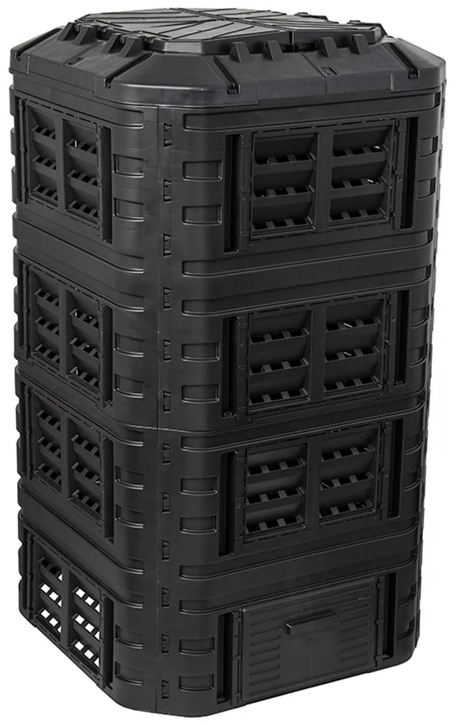Patrol Záhradný kompostér Multikompo MODULAR čierna, 1260 l