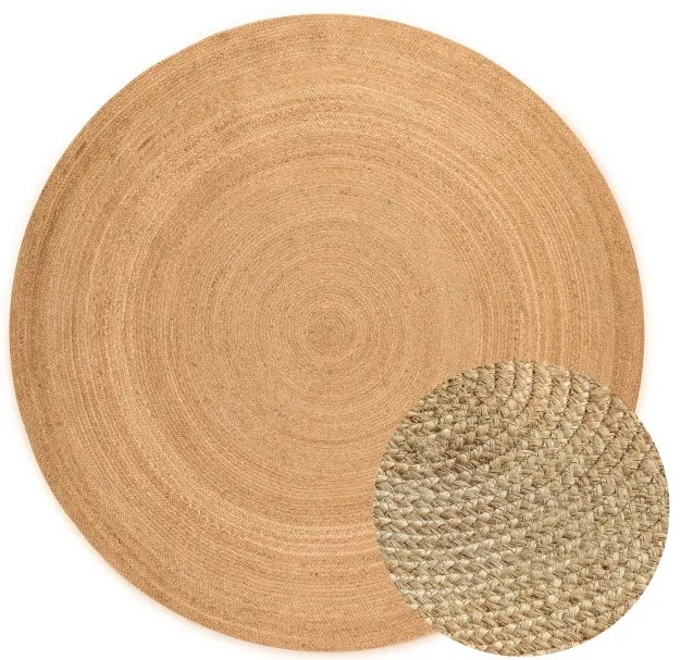 Koberec Hanse Home Jute Braided Rangpur naturálny / zlatý