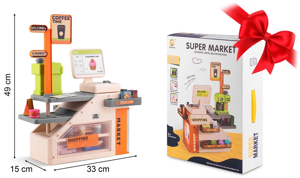 Interaktívna hračka pokladňa RK-822 Ricokids