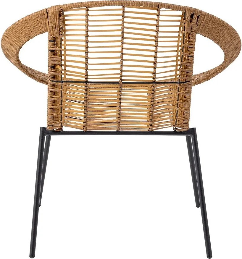 Záhradná lounge súprava z umelého ratanu v prírodnej farbe pre 2 osoby Dudine – Bloomingville