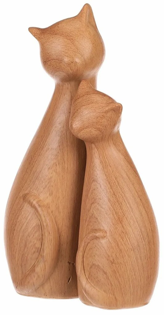 Dekorácia Mačky, 11 x 6 x 17 cm, set 2 ks, polyresin