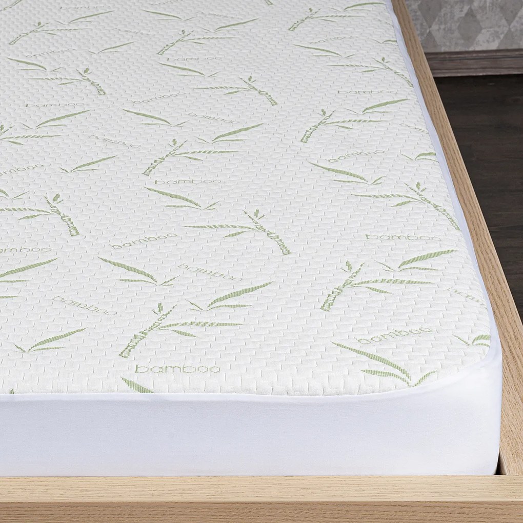 4Home Bamboo Chránič matraca s lemom, 90 x 200 cm + 30 cm, 90 x 200 cm