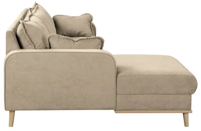 Béžová rohová pohovka (ľavý roh) Beata - Ropez