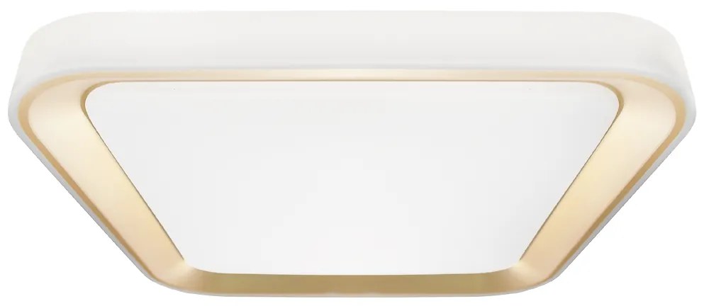 Stropné LED svietidlo Quadro, 1x LED 66w, 3000-6000k, g, s ovládačom