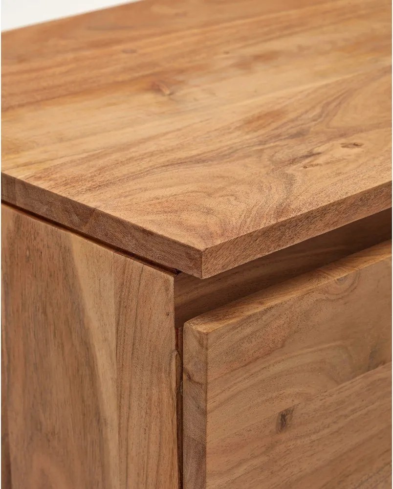 TV stolík z masívu akácie v prírodnej farbe 200x58x40 cm Uxue – Kave Home