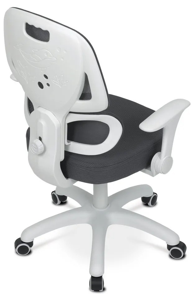 Autronic KA-K1063 GREY Kancelárska stolička, sivá