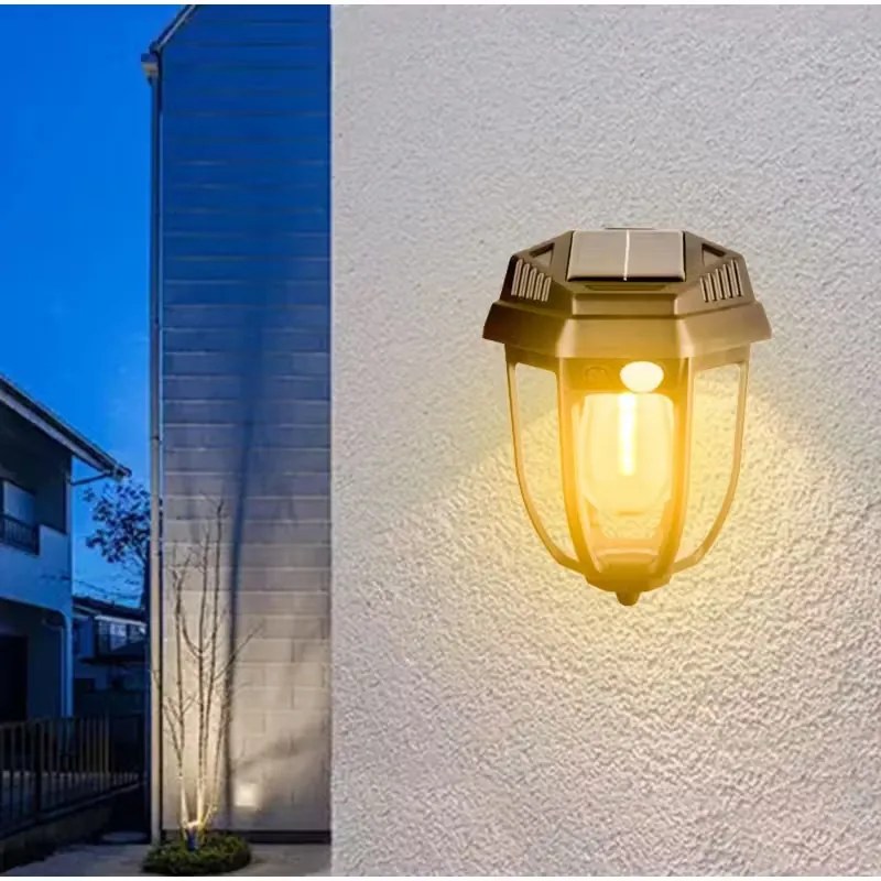 Vonkajšie solárne indukčné nástenné svietidlá Sunlight WW669-1W - 18W