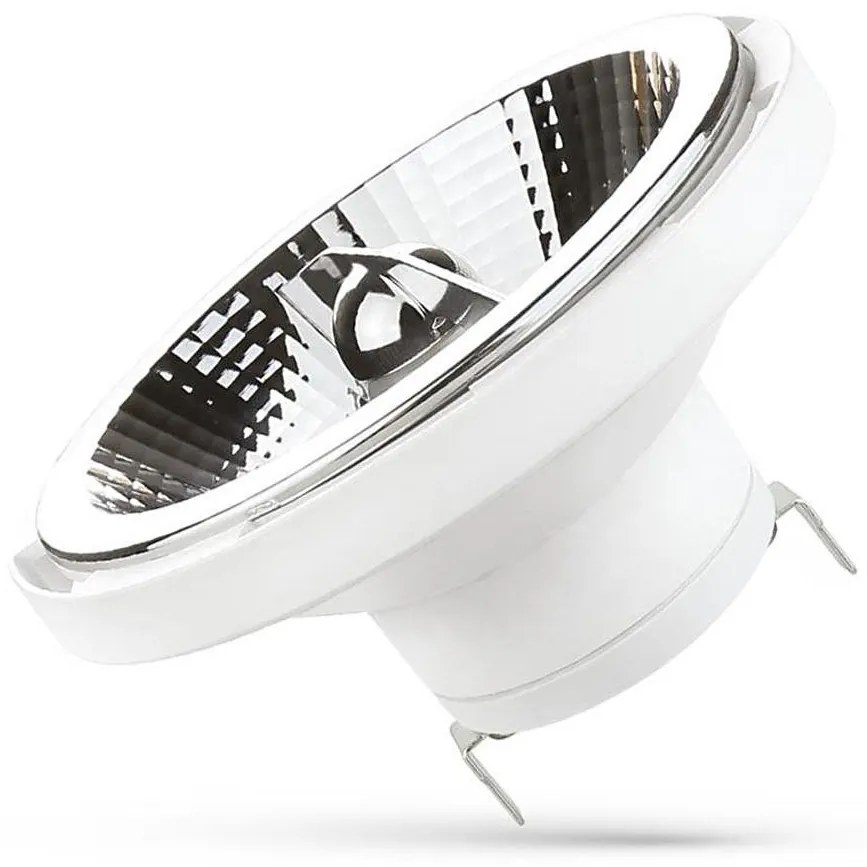 LED Žiarovka AR111 G53/14W/12V 3000K 45° biela