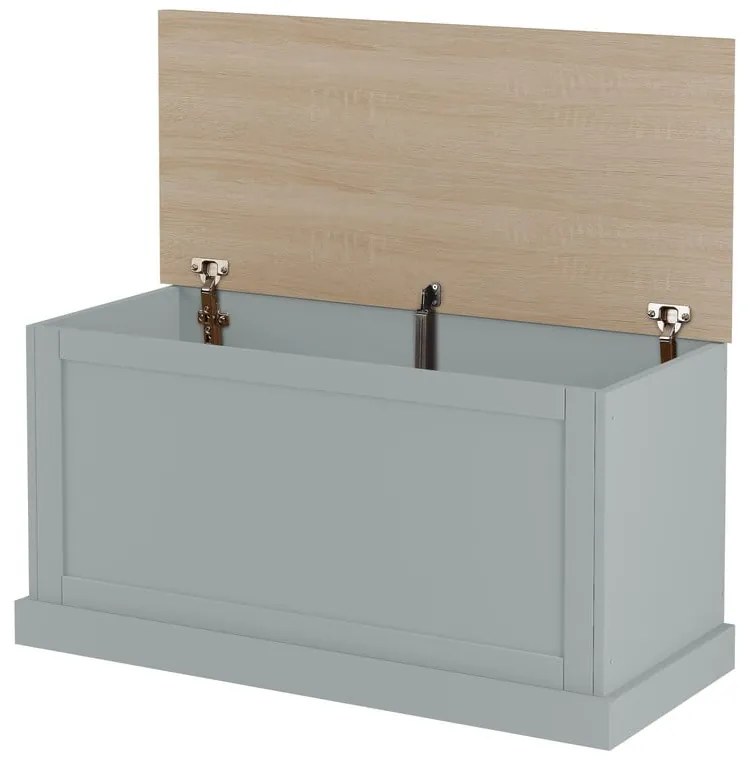 Sivá truhla 90x45 cm Binz – Støraa