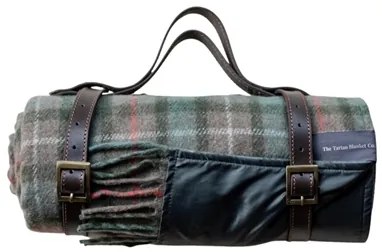 Vlnená pikniková deka skotský tartan