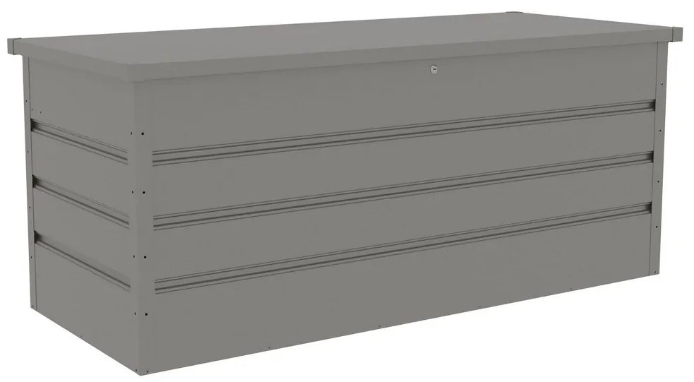 G21 Záhradný box Denver 770 L, metalický šedý plechový PE63900853