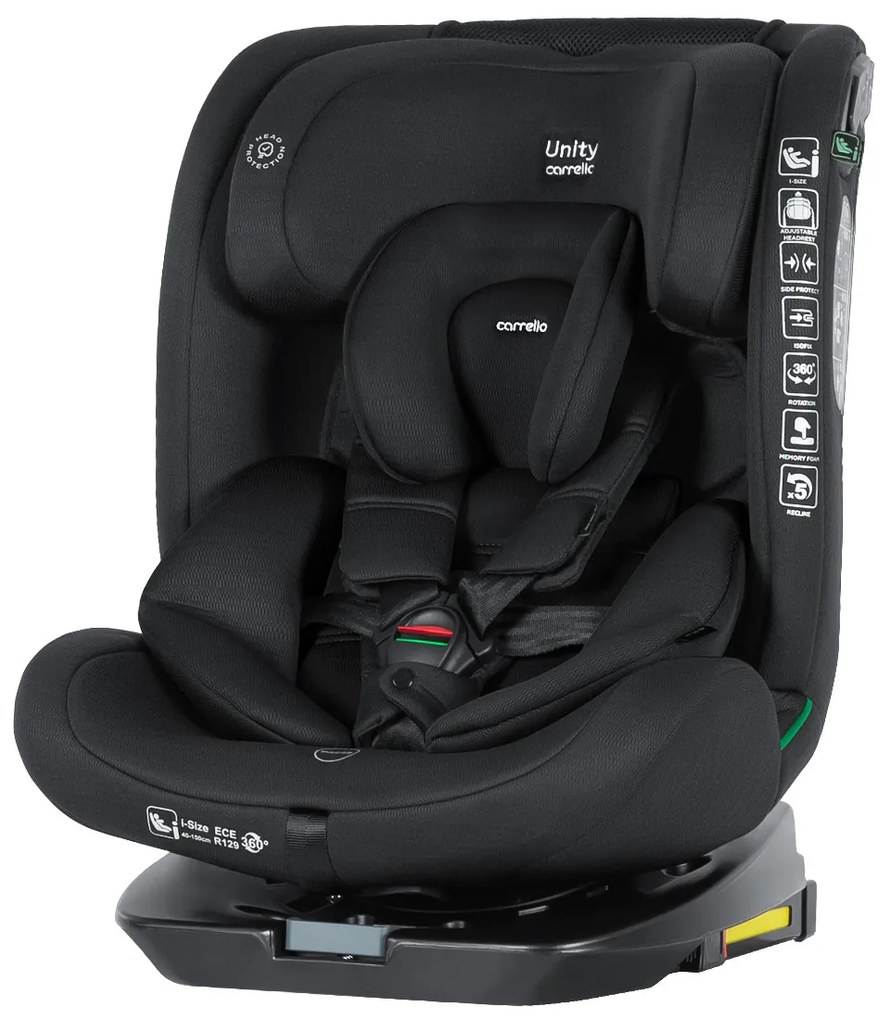 Detská autosedačka CARRELLO Unity CRL-17010 Totality Black