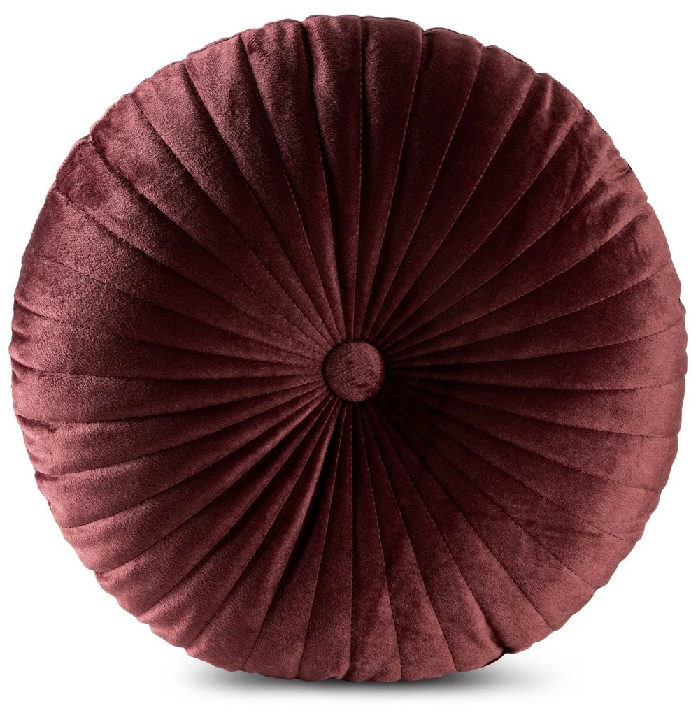 DEKORAČNÝ VANKÚŠ VELVET68 (FI) 40 CM BORDOVÁ