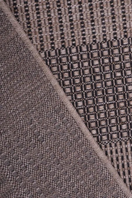 Koberec Indiana 08534A JUTE / BLACK
