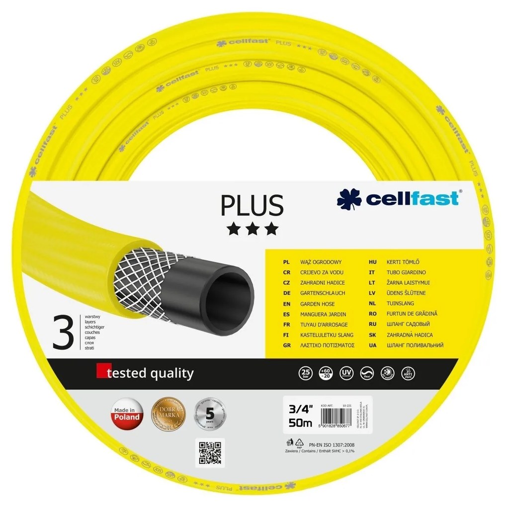Záhradná hadica 3/4" 50m | CELLFAST