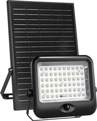 LED solárny reflektor so senzorom MHCS LED/20W/3,2V IP65 10000 mAh + diaľkový ovládač