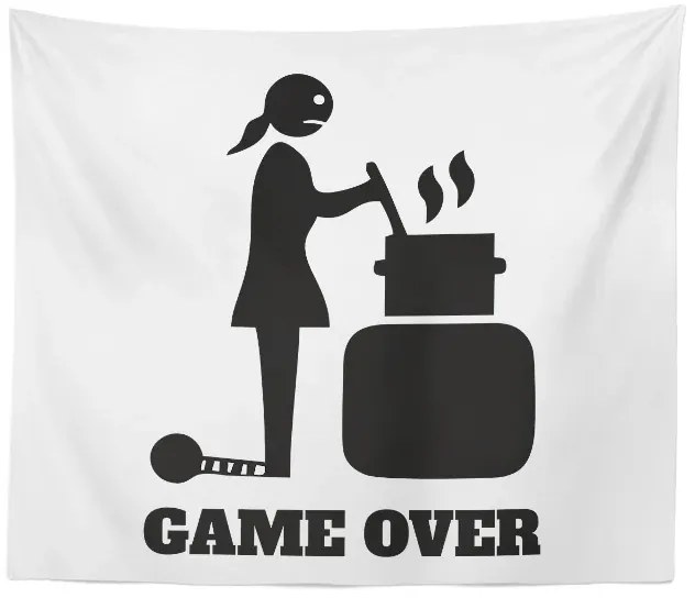 Sablio Deka Game over 2 : 150x120 cm