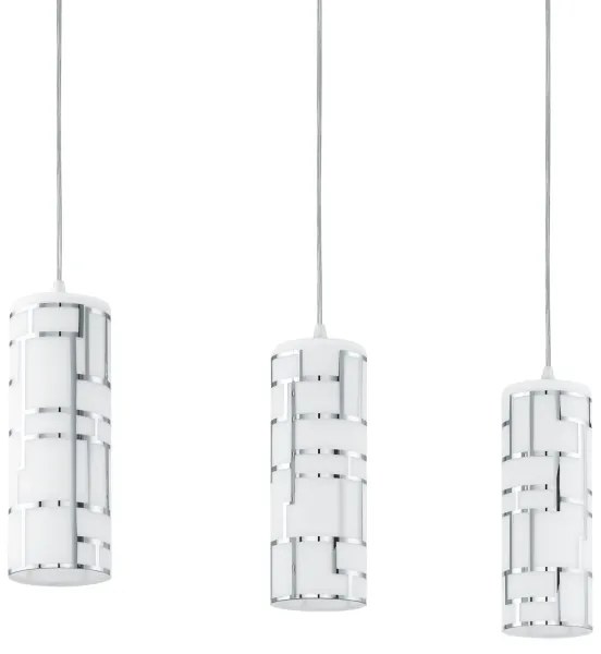 Eglo 92563 - Luster na lanku BAYMAN 3xE27/60W/230V