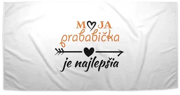 Sablio Uterák Moja prababka je najlepšia - 50x100 cm