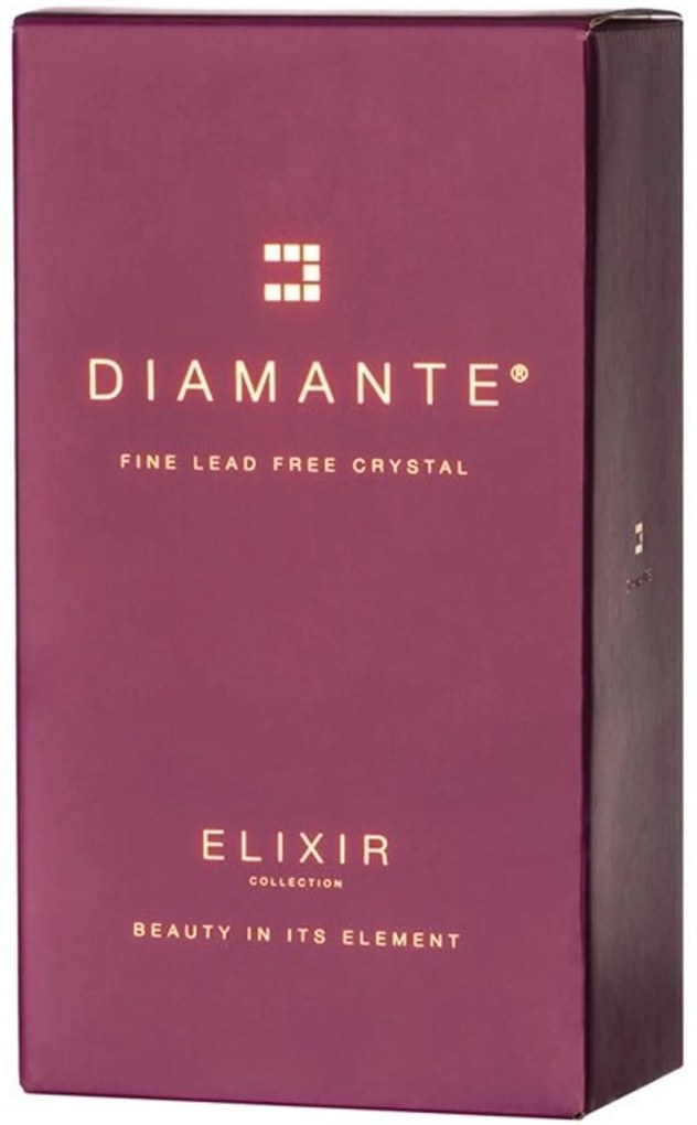 Diamante poháre na biele víno Romance s kamienkami Swarovski 330ml 2KS