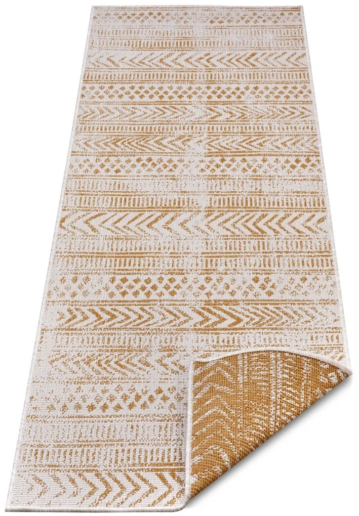 Kusový koberec Twin Supreme 105787 Ochre – na von aj na doma, 80x150, žltá, chodba / predsieň, Hanse Home