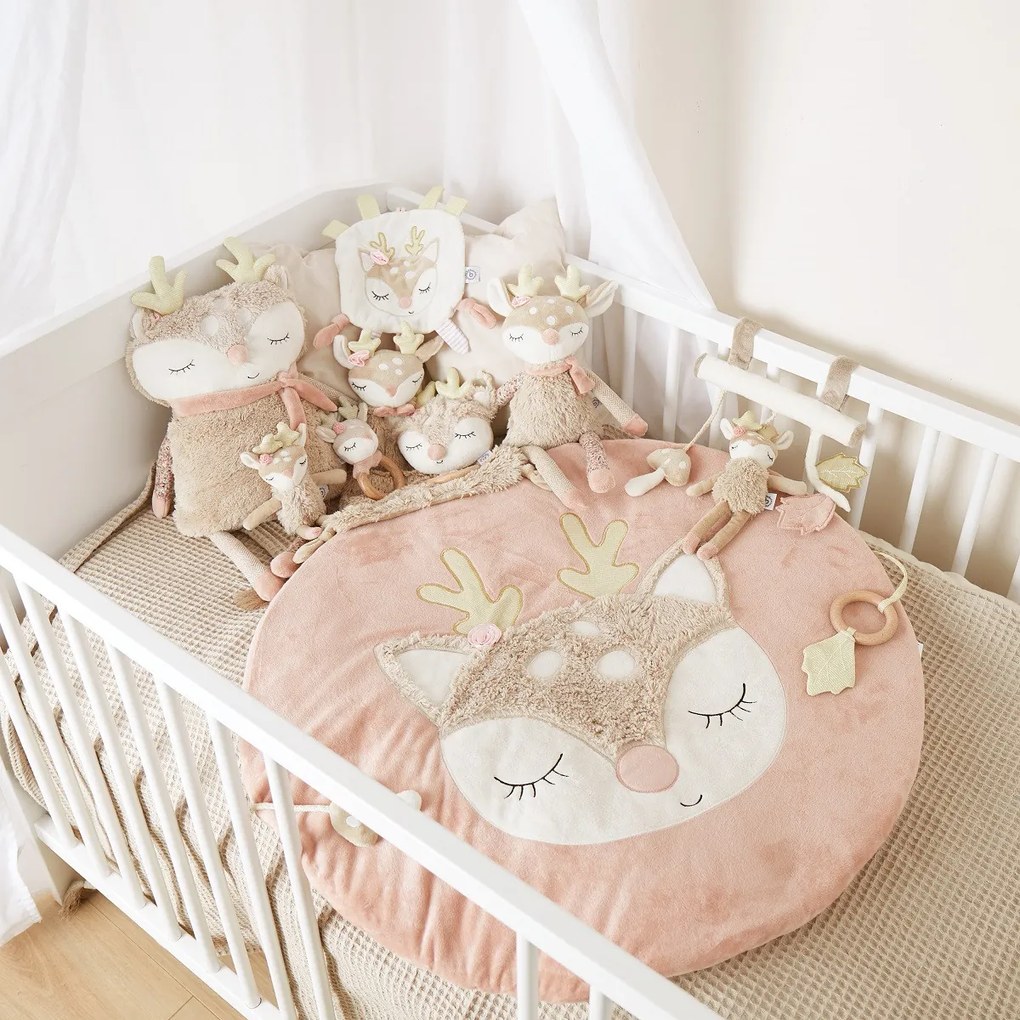 Bieco - Detská hracia deka - jelenček Ella