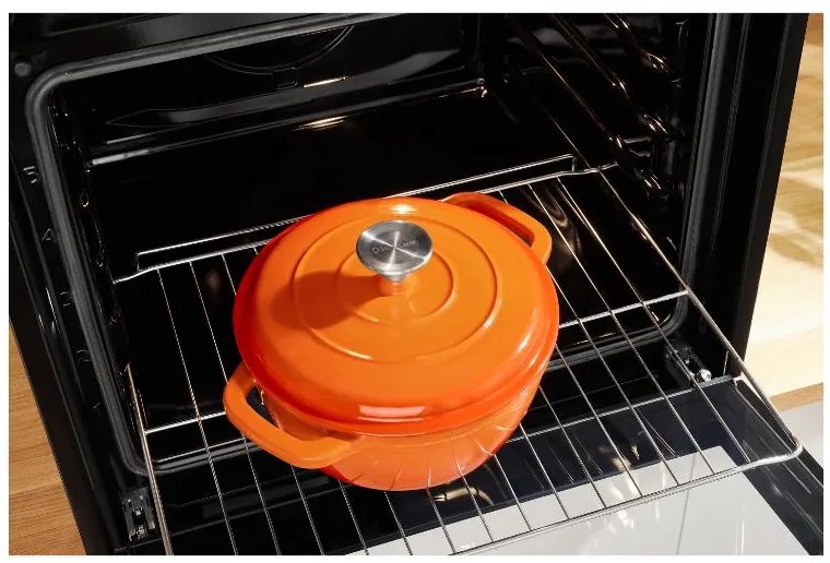 Silvercrest® Liatinový hrniec, 2,8 l (oranžová) (100393108)