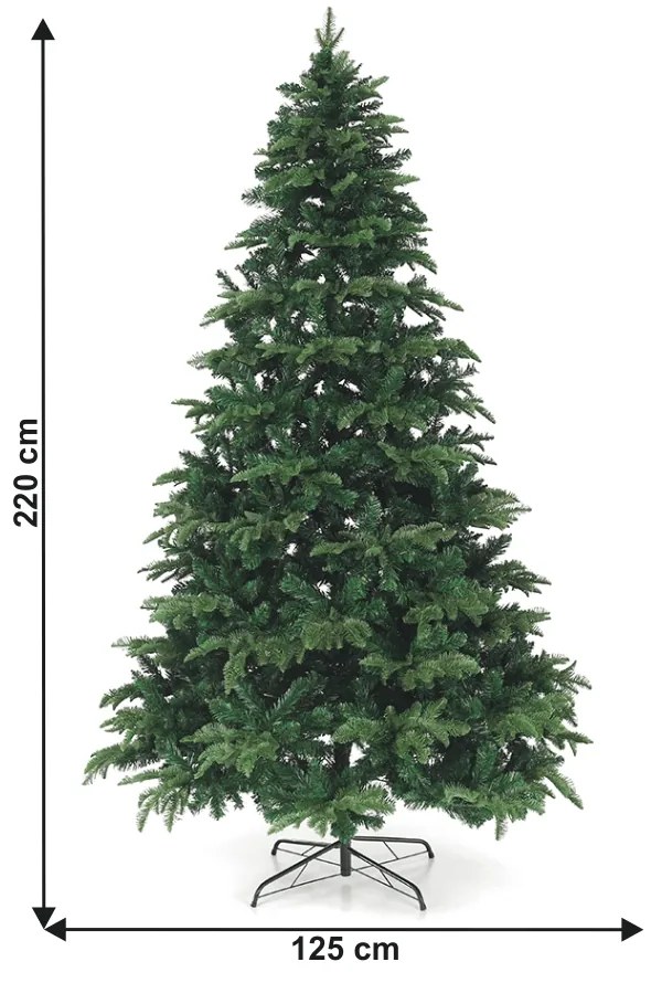 Vianočný stromček Christmas Typ 3 220 cm - zelená