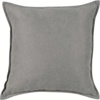 Dekoračný vankúš Bravo 45x45 cm, strieborný s lemom%