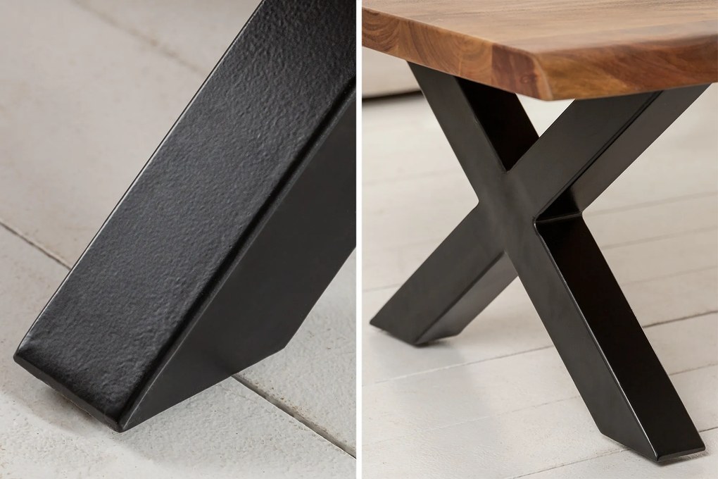 Konferenčný stolík Mammut X 110cm akáciový med 35mm