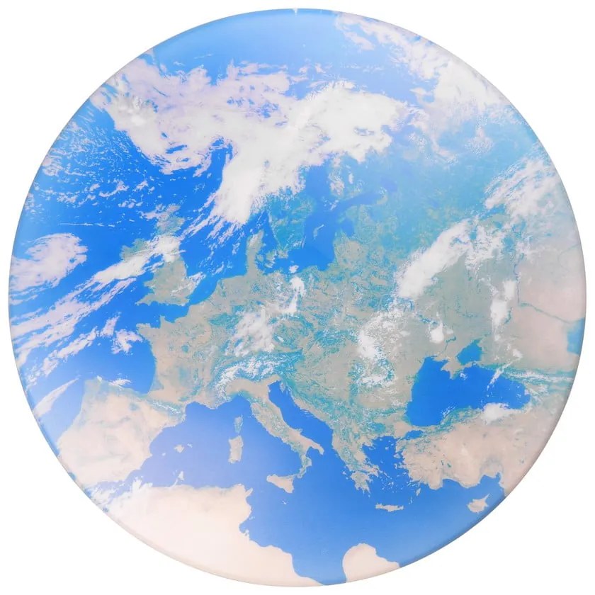 Modré LED detské stropné svietidlo ø 37 cm Terra – Trio