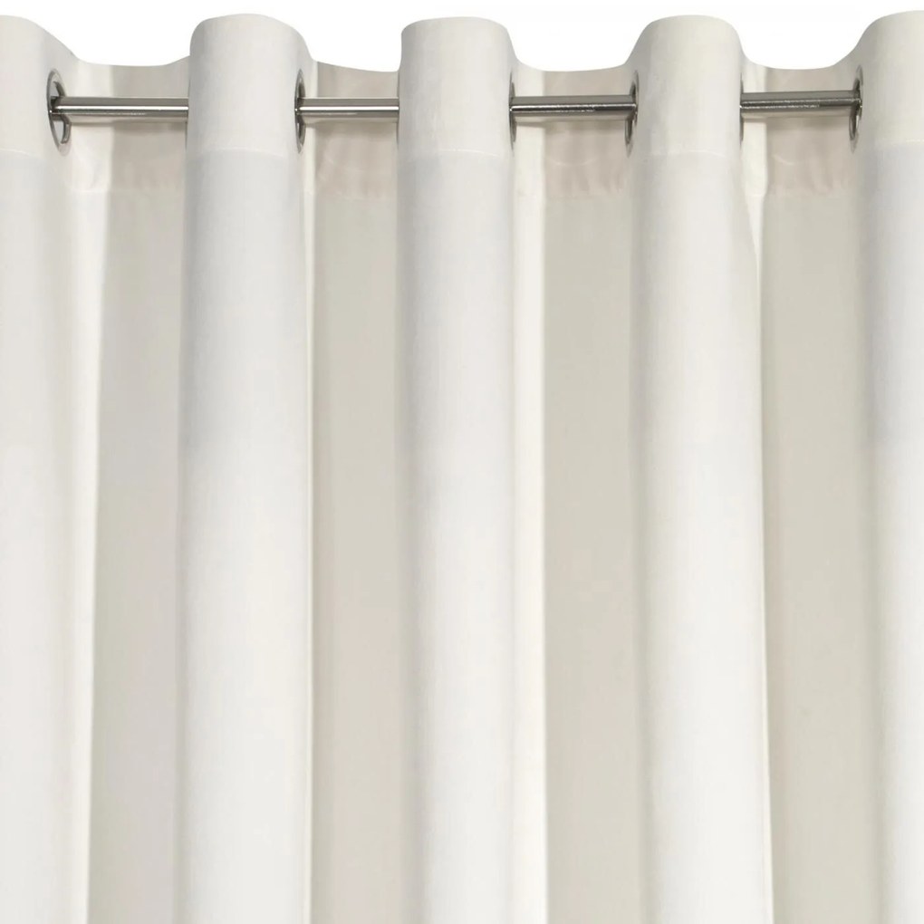 ZATEMŇOVACÍ ZÁVES NA KRÚŽKOCH VILLA 140X250 CM KRÉMOVÁ